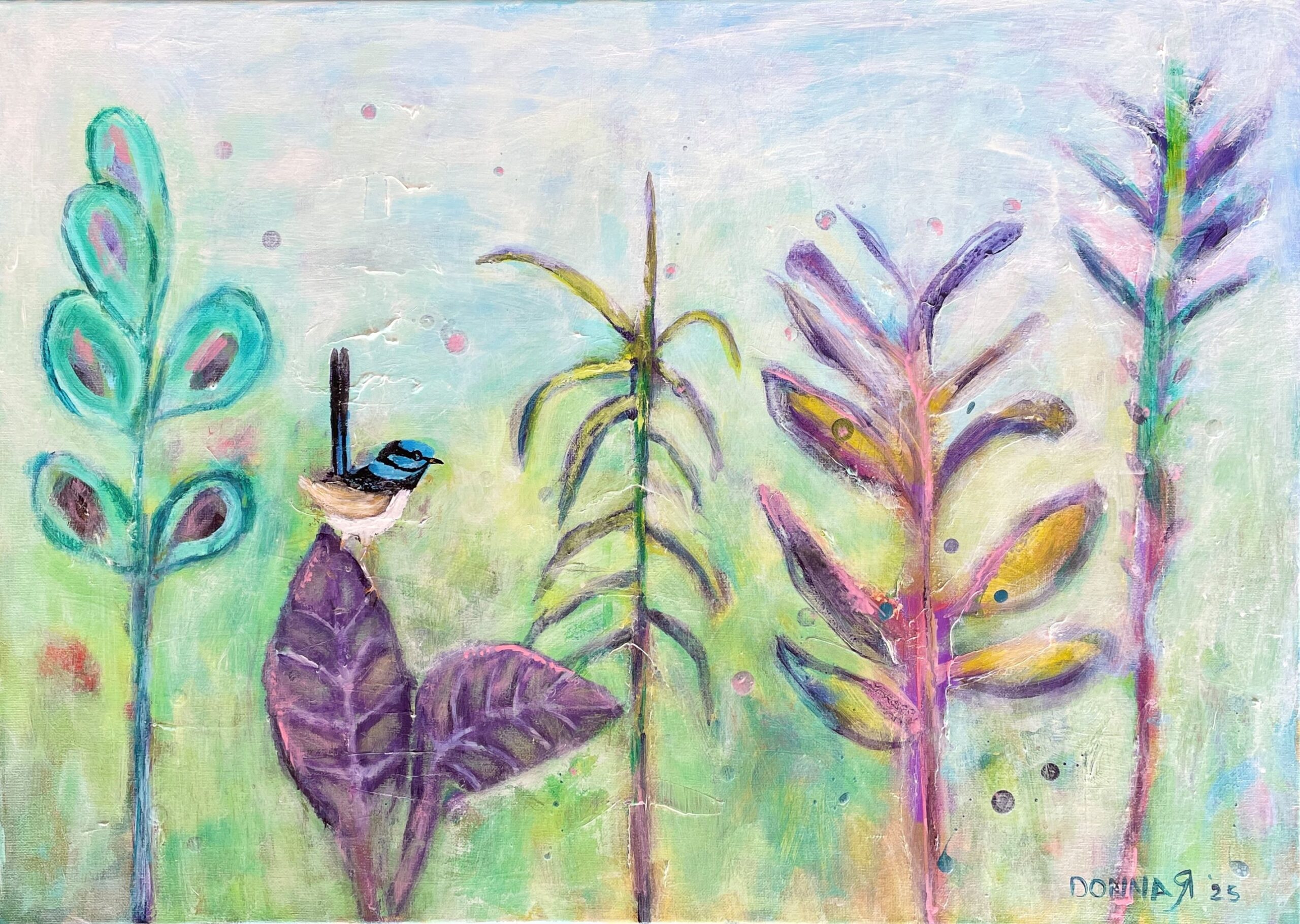 "NATURE'S OWN" ~ Original Acrylic Painting by Donna Rivers - Image 3