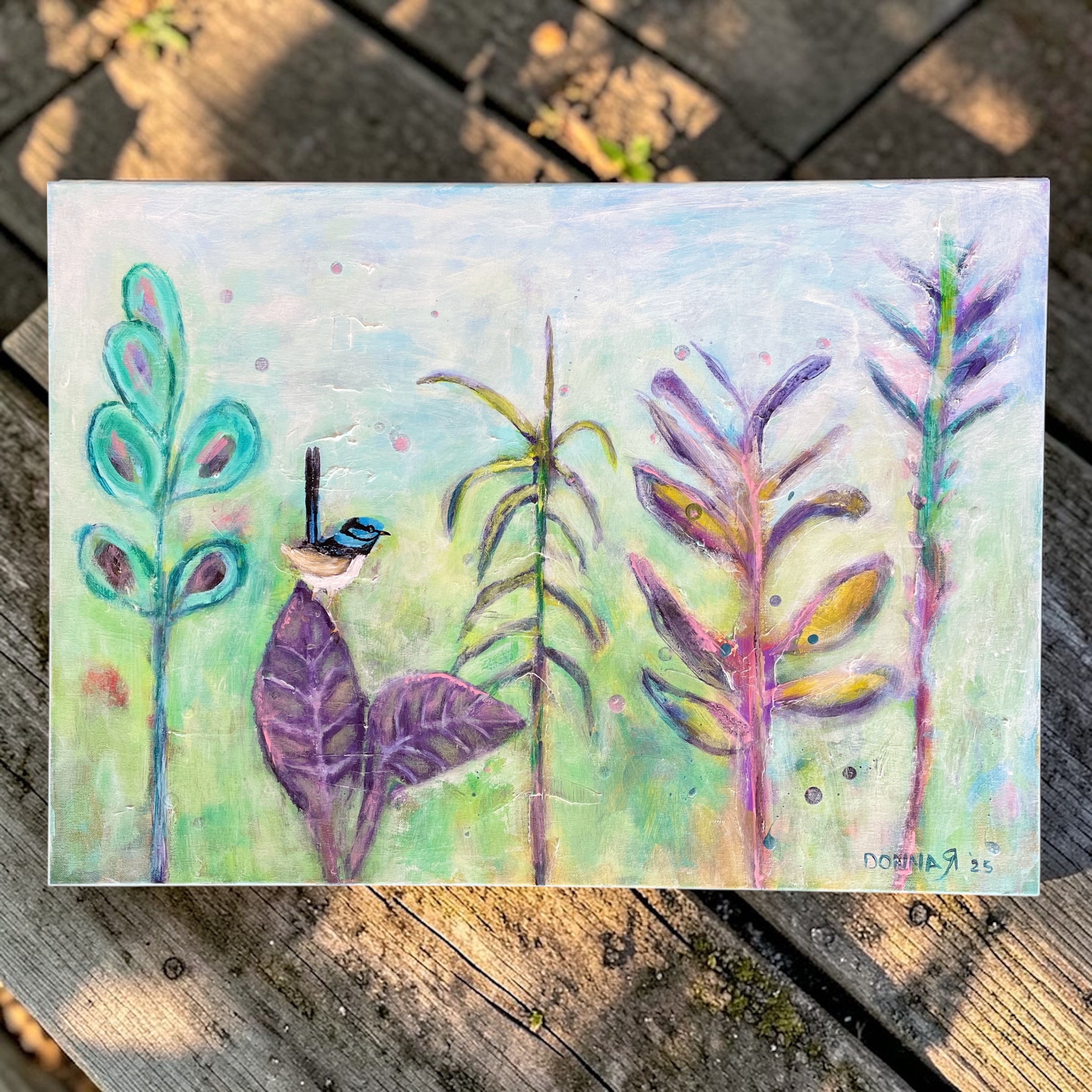 "NATURE'S OWN" ~ Original Acrylic Painting by Donna Rivers
