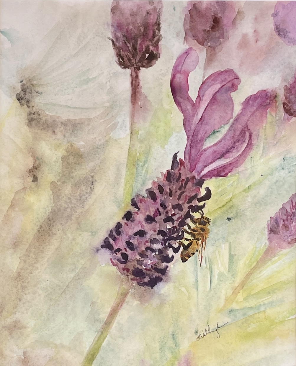 "NECTAR HUNT" ~ Original Watercolour Painting by Susan Wellingham - Image 6