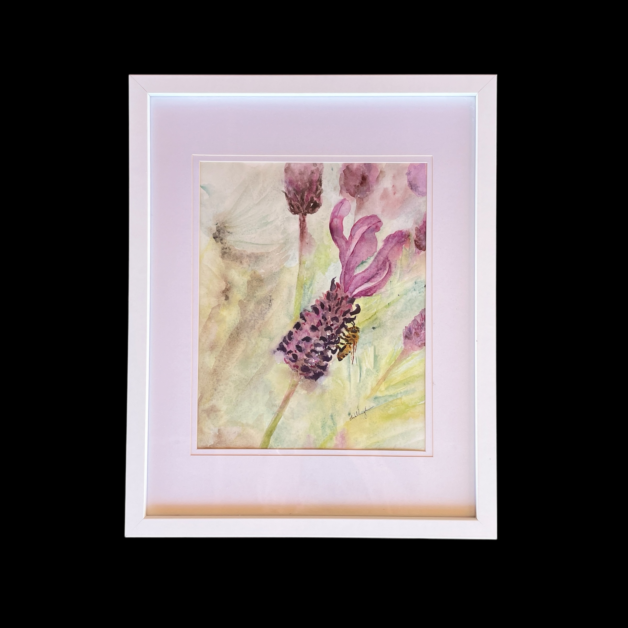 "NECTAR HUNT" ~ Original Watercolour Painting by Susan Wellingham