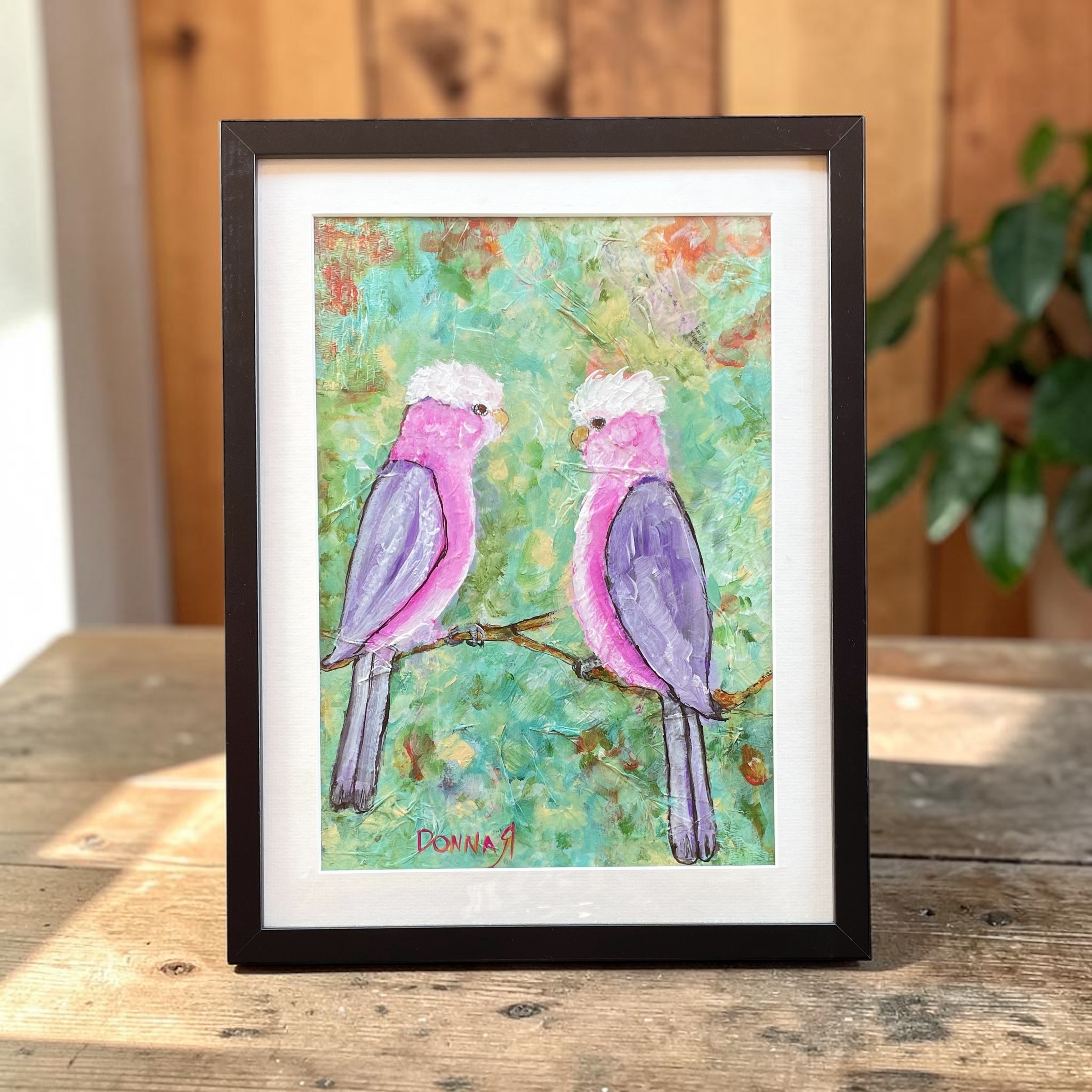 "YOU LOOKIN' AT ME?" ~ Original Mixed Media Painting by Donna Rivers - Image 5