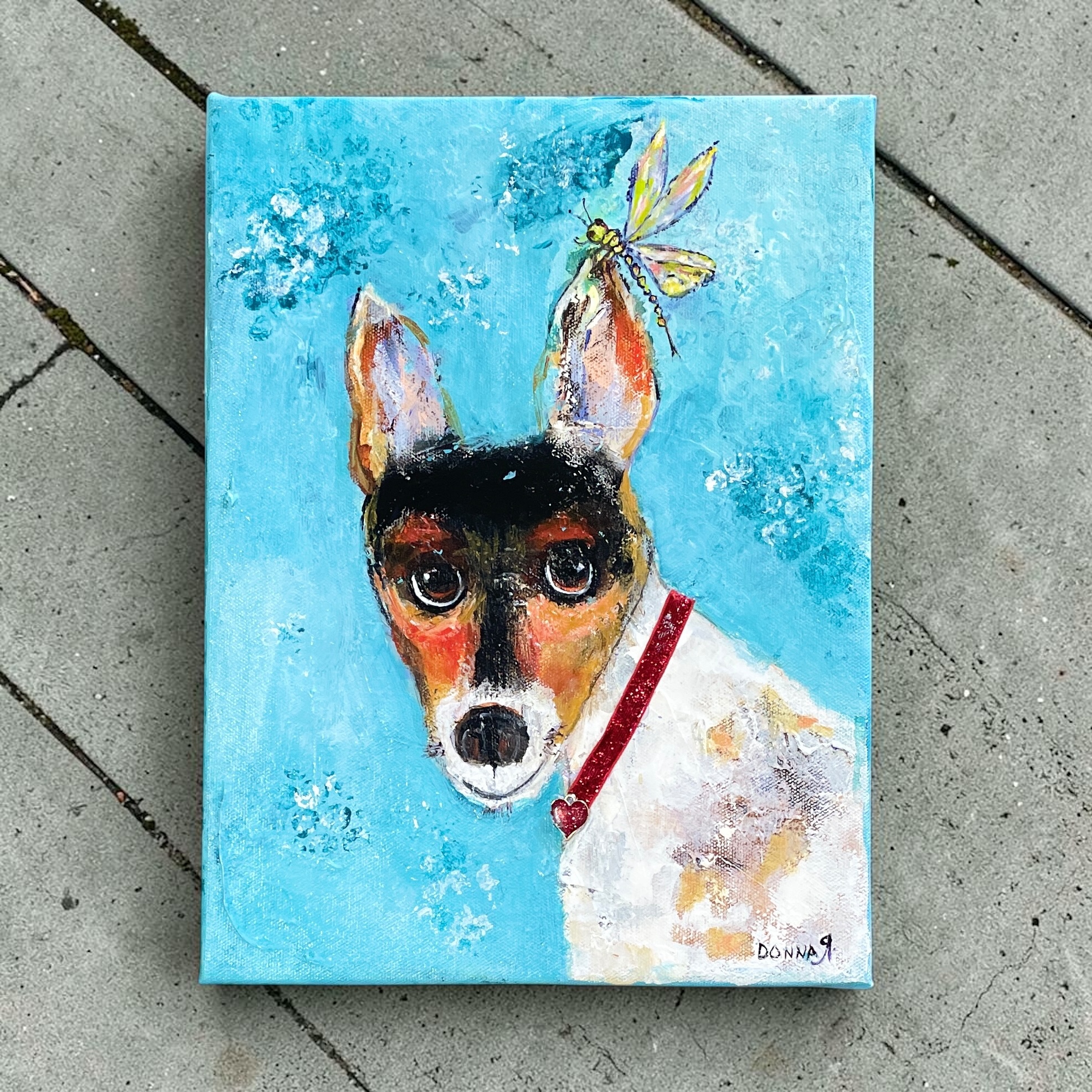"ANTICIPATION" ~ Original Acrylic Painting by Donna Rivers