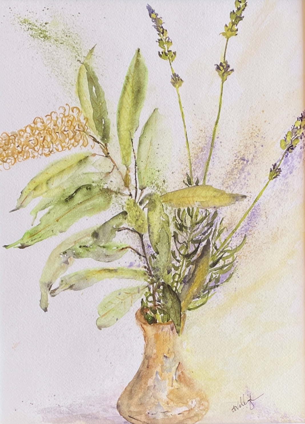 "A MOMENT FROM THE GARDEN" ~ Original Watercolour Painting by Susan Wellingham - Image 4