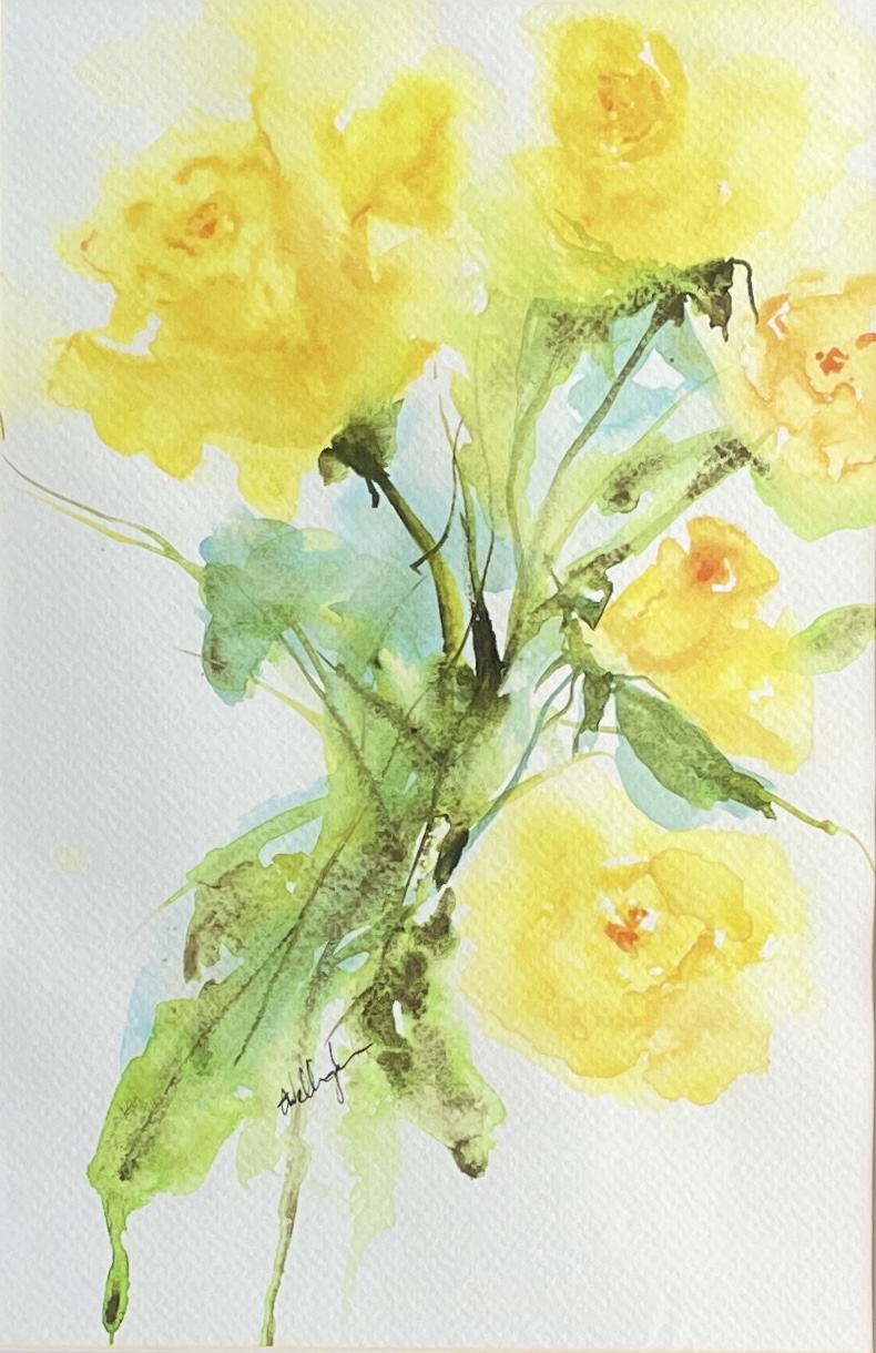 "SENSES OVERLOAD" ~ Original Watercolour Painting by Susan Wellingham - Image 4