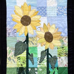 "SUNFLOWERS" Patchwork Wall Hanging by Kath Kingston