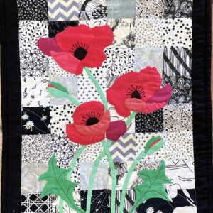 "POPPIES" Patchwork Wall Hanging by Kath Kingston