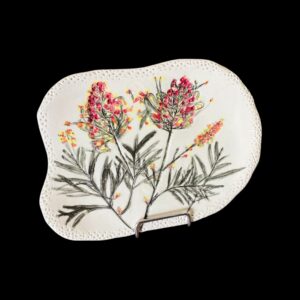"GREVILLEA PLATE" ~ Handmade Pottery by Jenny Shergold