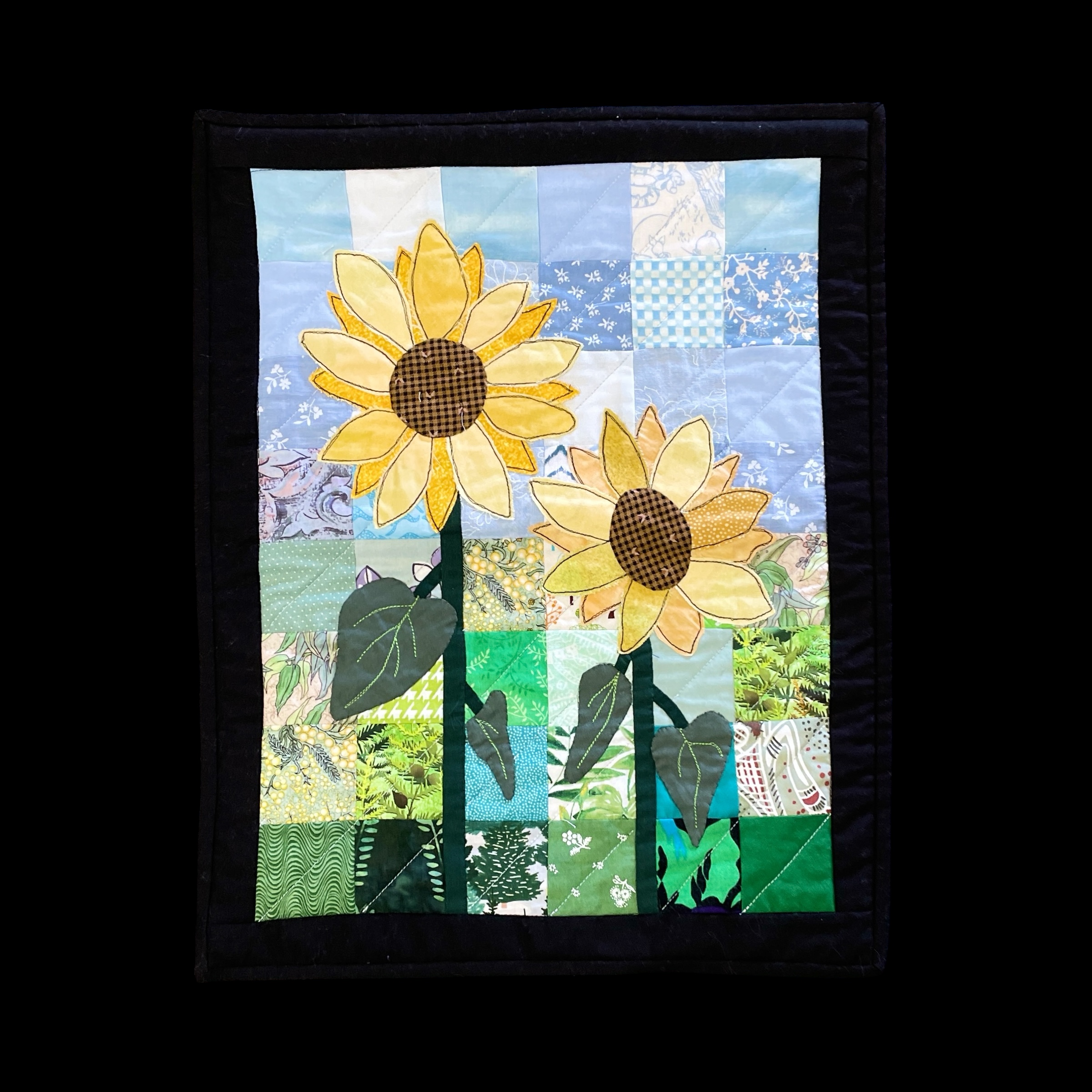 "SUNFLOWERS" Patchwork Wall Hanging by Kath Kingston - Image 4