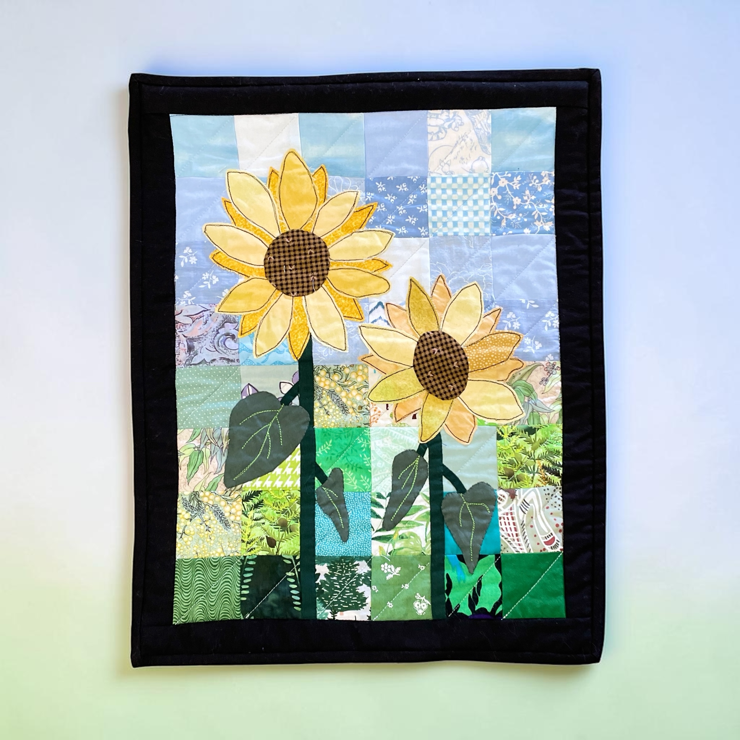 "SUNFLOWERS" Patchwork Wall Hanging by Kath Kingston - Image 5