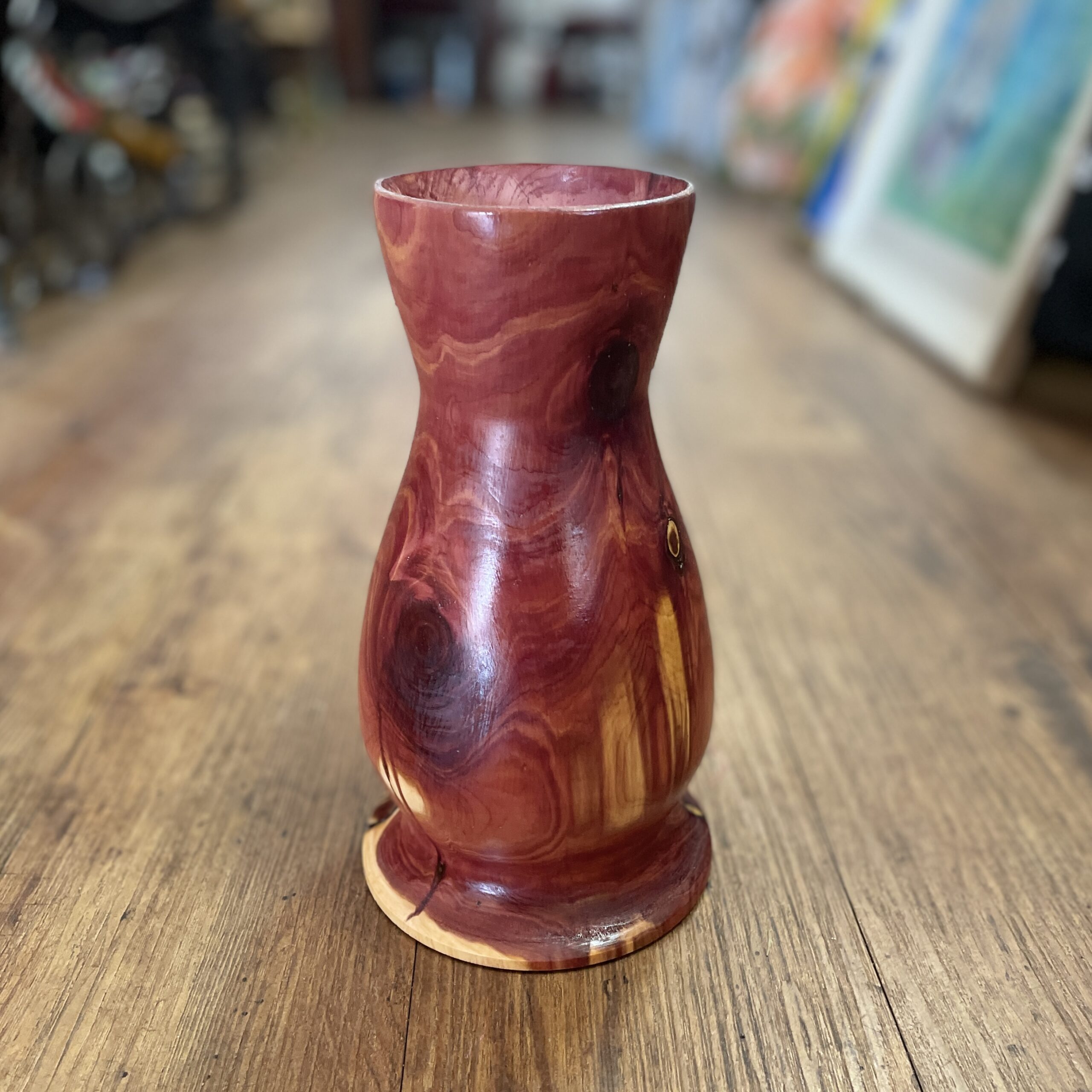"JUNIPER VASE" ~ Hand Turned Timber by Greg Skippen - Image 3
