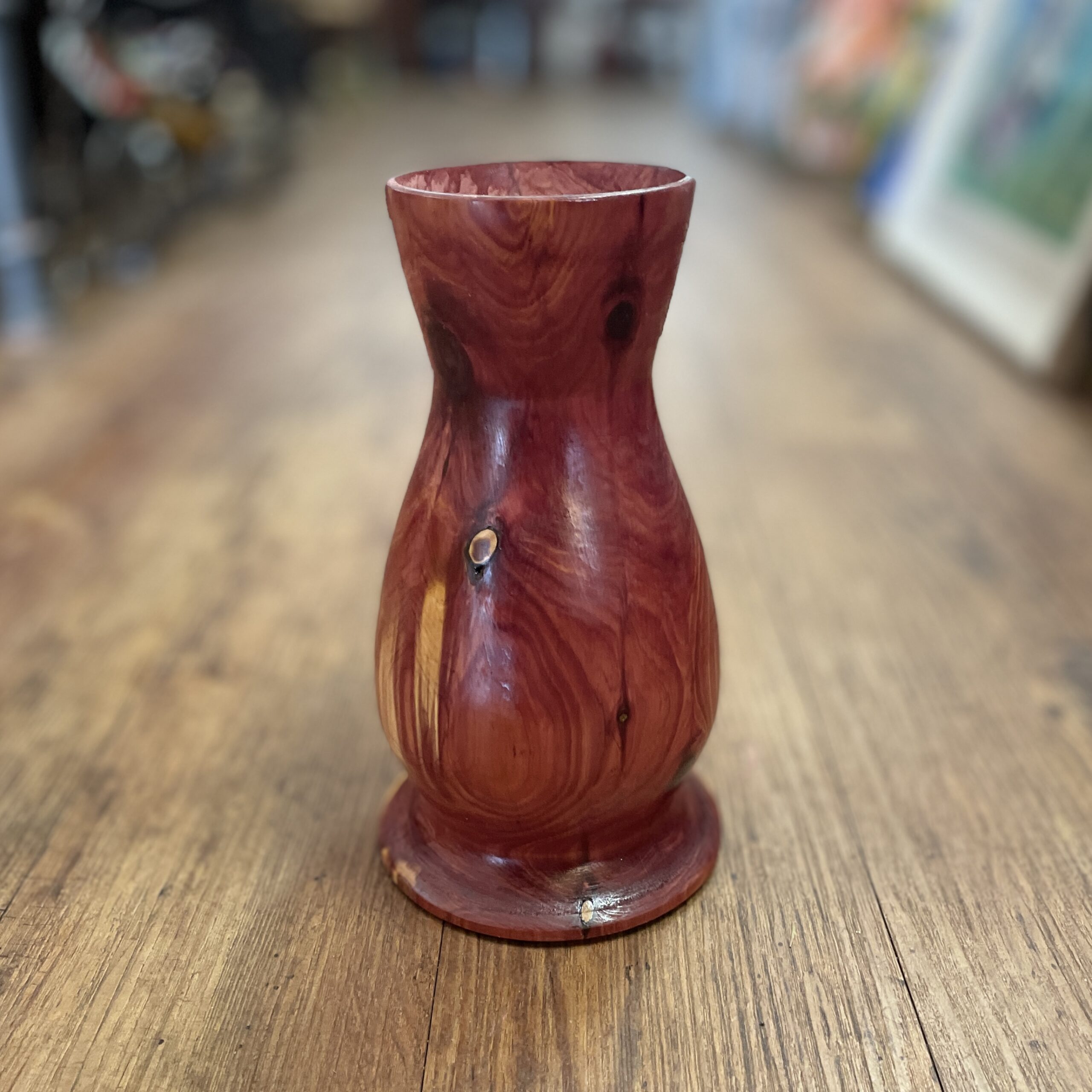"JUNIPER VASE" ~ Hand Turned Timber by Greg Skippen - Image 4