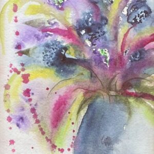 "LET'S MINGLE" ~ Original Watercolour Painting by Susan Wellingham