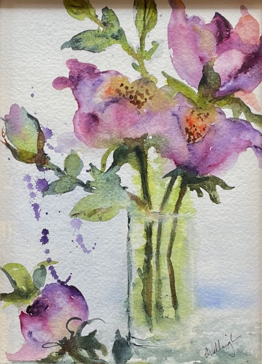"THE GATHERING" ~ Original Watercolour Painting by Susan Wellingham - Image 5