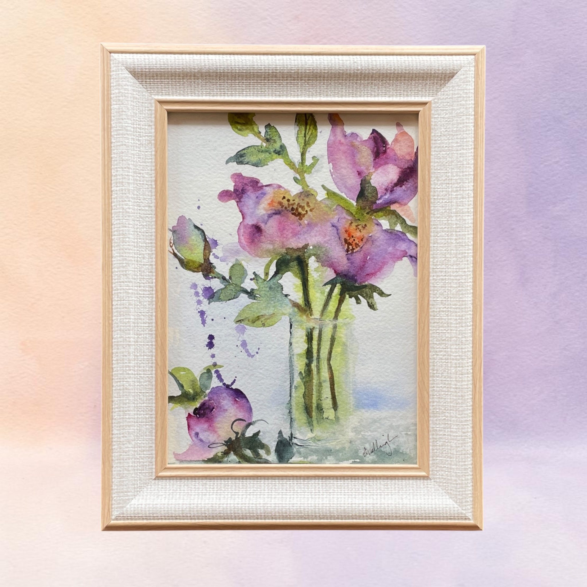 "THE GATHERING" ~ Original Watercolour Painting by Susan Wellingham - Image 3