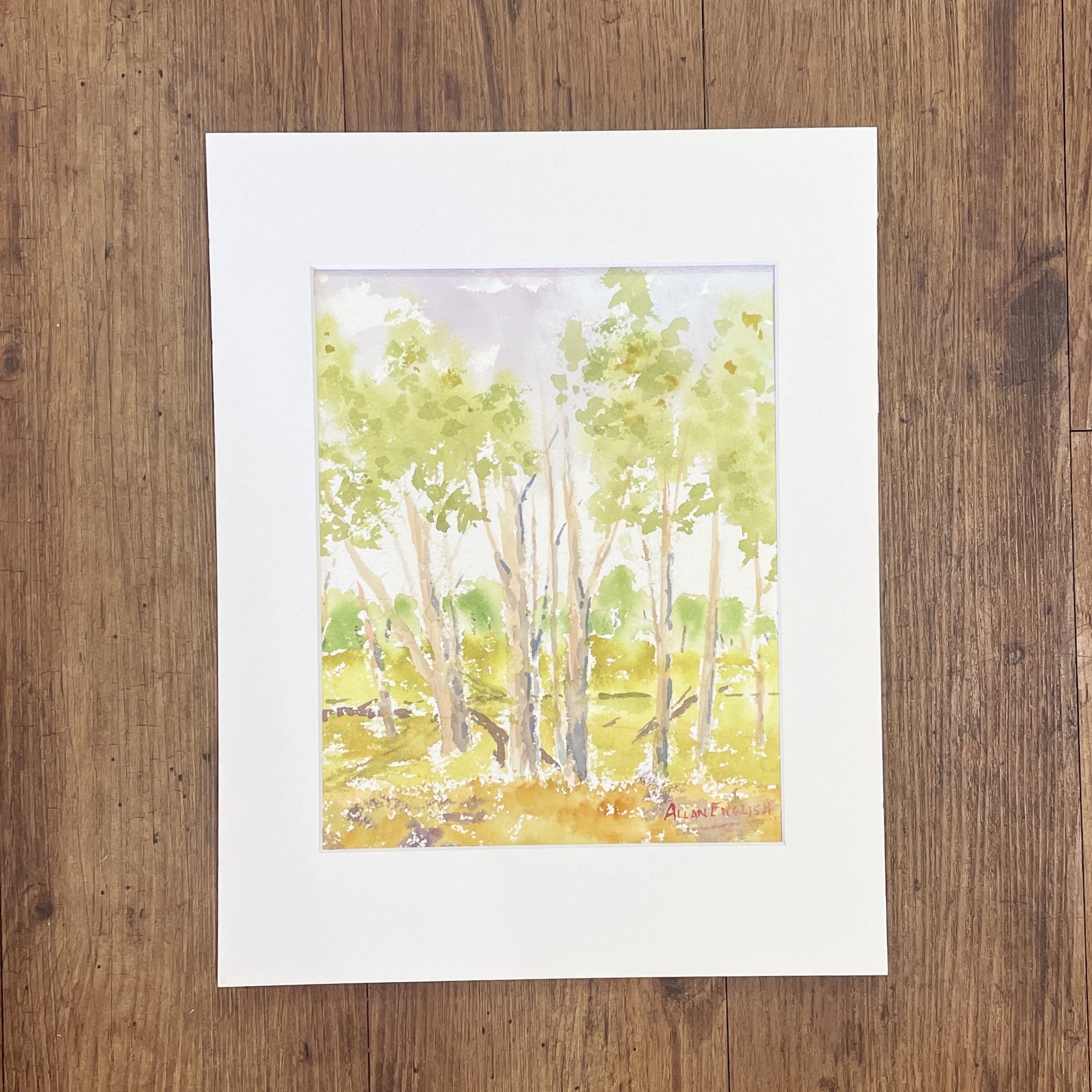 "INGLEWOOD TIMBER" ~ Original Watercolour Painting by Allan English - Image 2