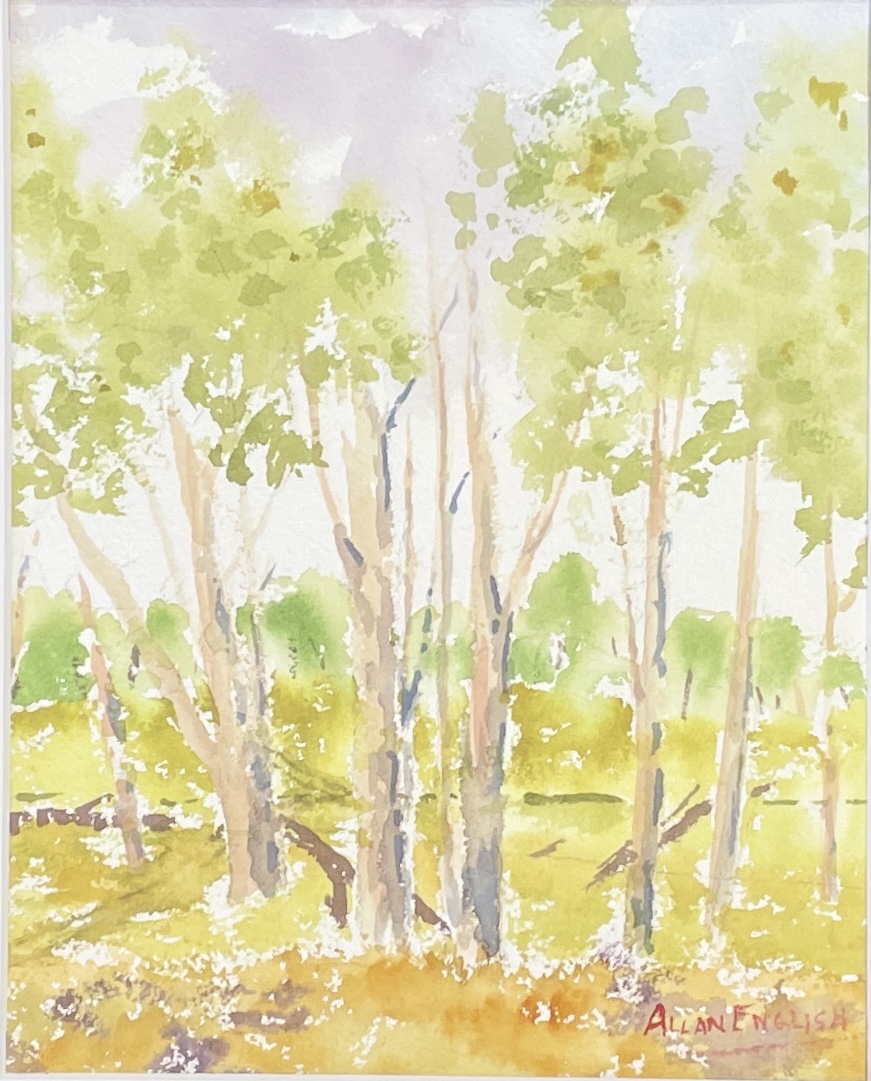 "INGLEWOOD TIMBER" ~ Original Watercolour Painting by Allan English - Image 4