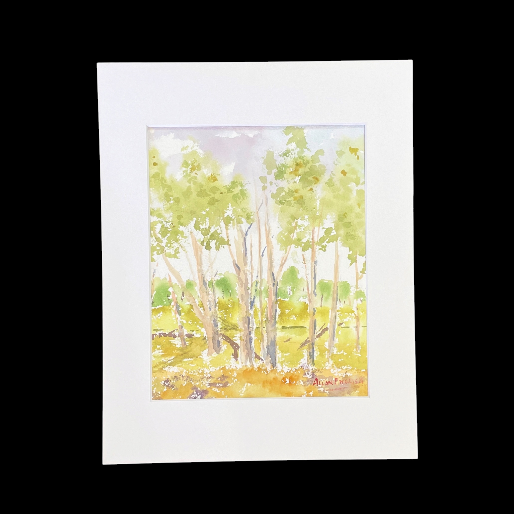 "INGLEWOOD TIMBER" ~ Original Watercolour Painting by Allan English