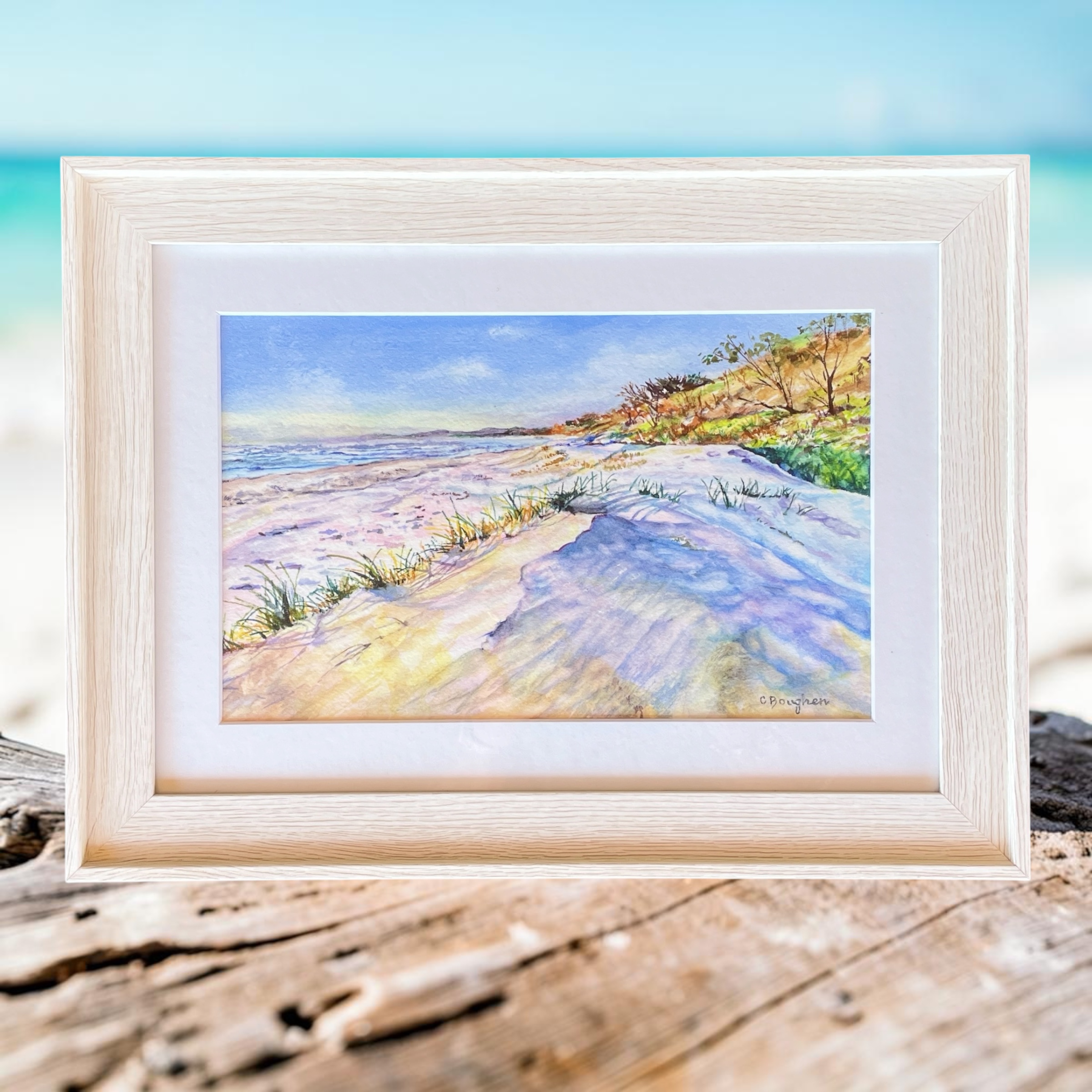 "PIPPI BEACH DUNES" ~ Original Watercolour Painting - Image 4