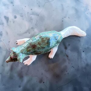"FAT TAILED DUNNART" ~ Hand Built Pottery by Garry Mudge