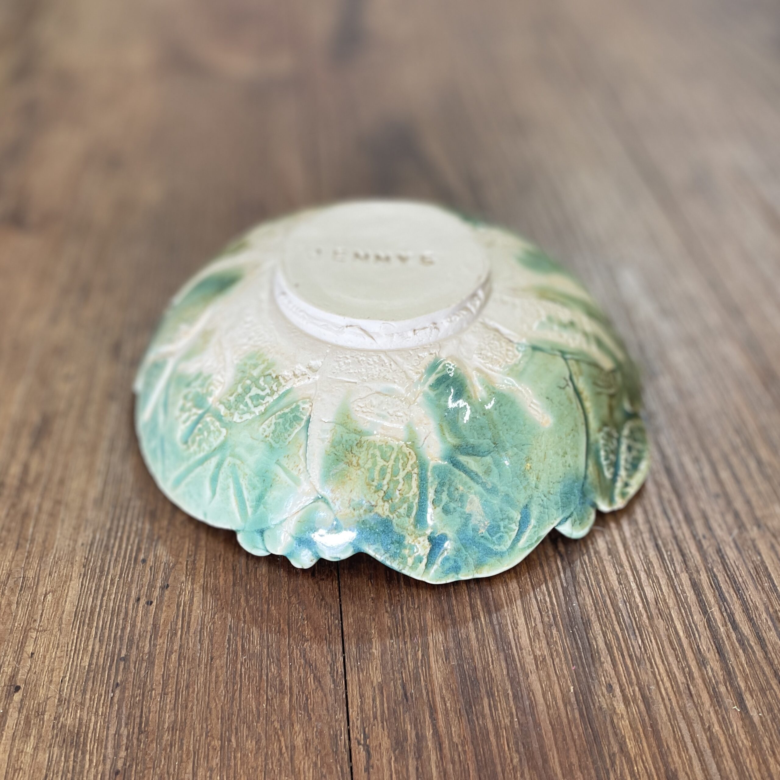 "LUSH GREEN BOWL" ~ Handmade Pottery by Jenny Shergold - Image 4