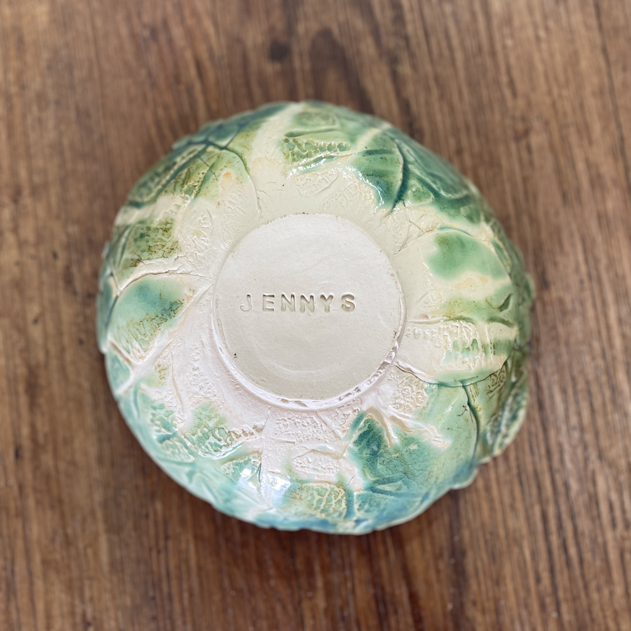 "LUSH GREEN BOWL" ~ Handmade Pottery by Jenny Shergold - Image 5
