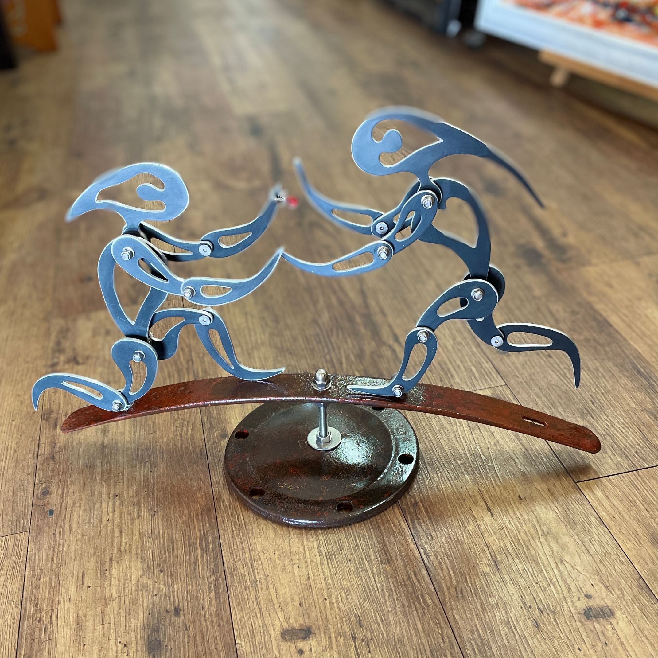 "WILL YOU MARRY ME?" ~ Metal Sculpture by Clayton James - Image 2