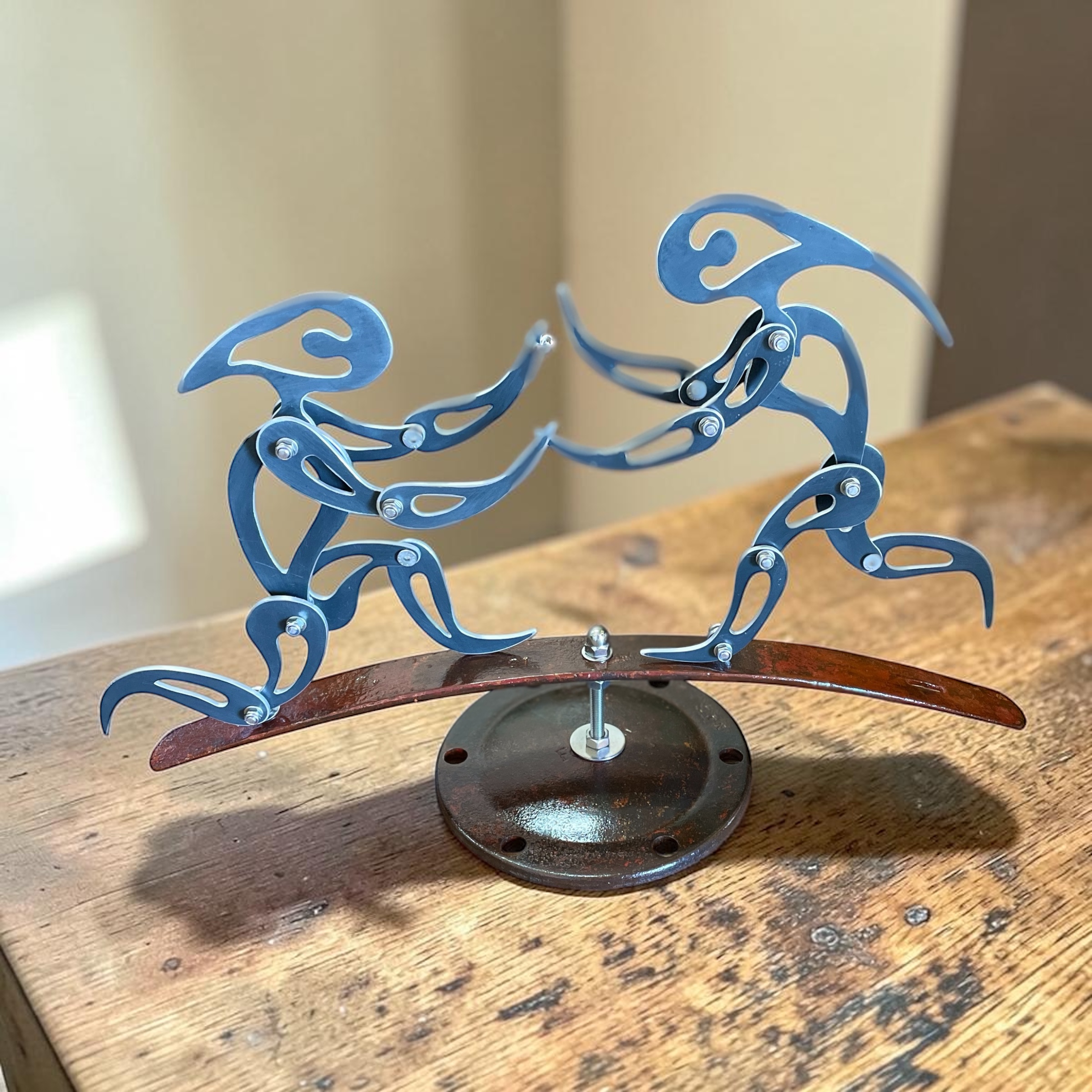 "WILL YOU MARRY ME?" ~ Metal Sculpture by Clayton James