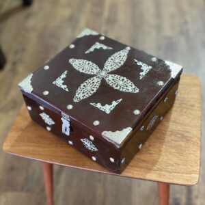 "TREASURE BOX - SILVER TRIM" ~ Hand Crafted by Gunney Klippelt