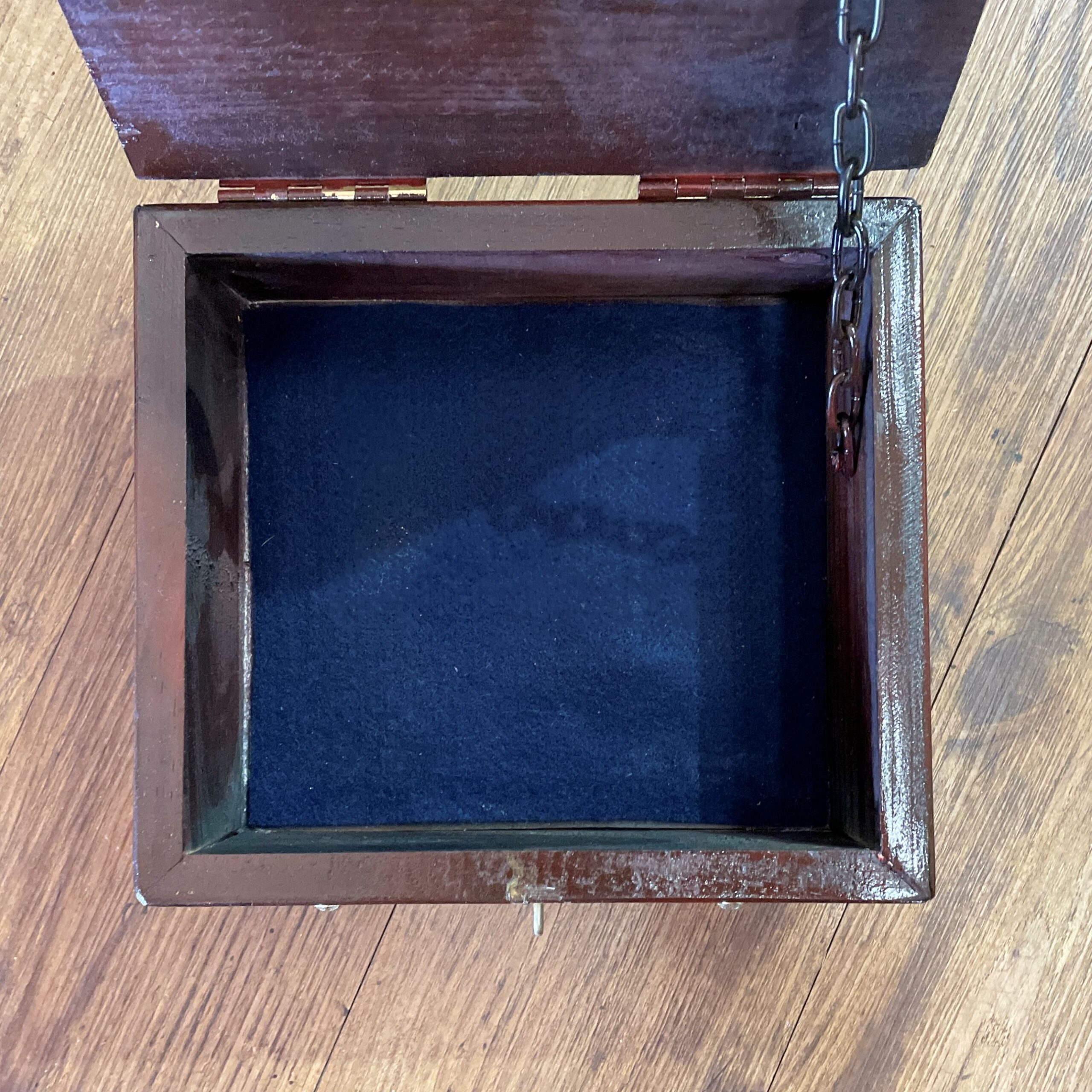 "TREASURE BOX - SILVER TRIM" ~ Hand Crafted by Gunney Klippelt - Image 3