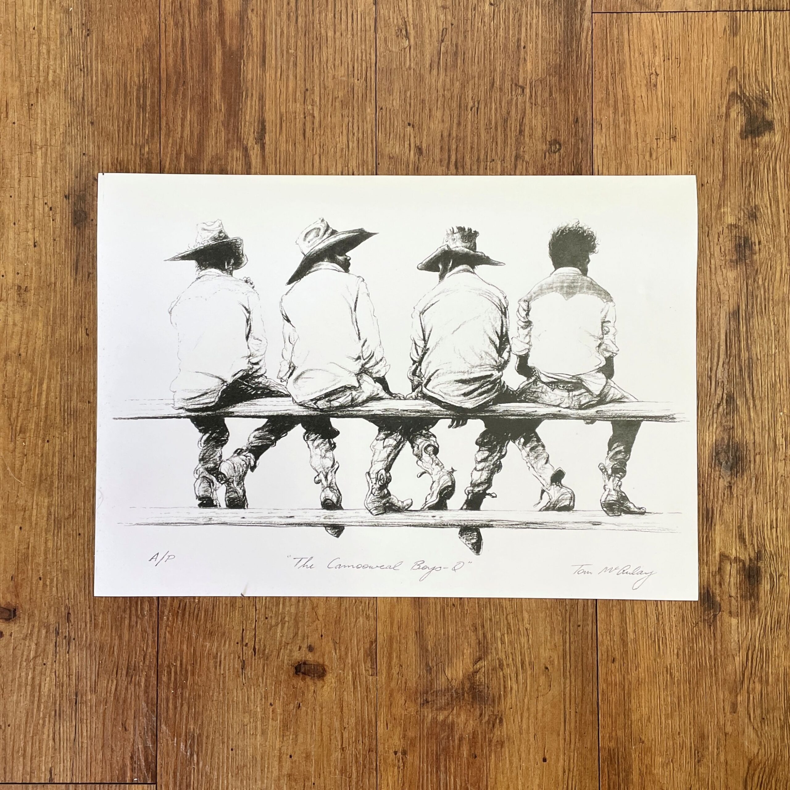 "CAMOOWEAL BOYS" ~ A/P Print by Tom McAulay - Image 5