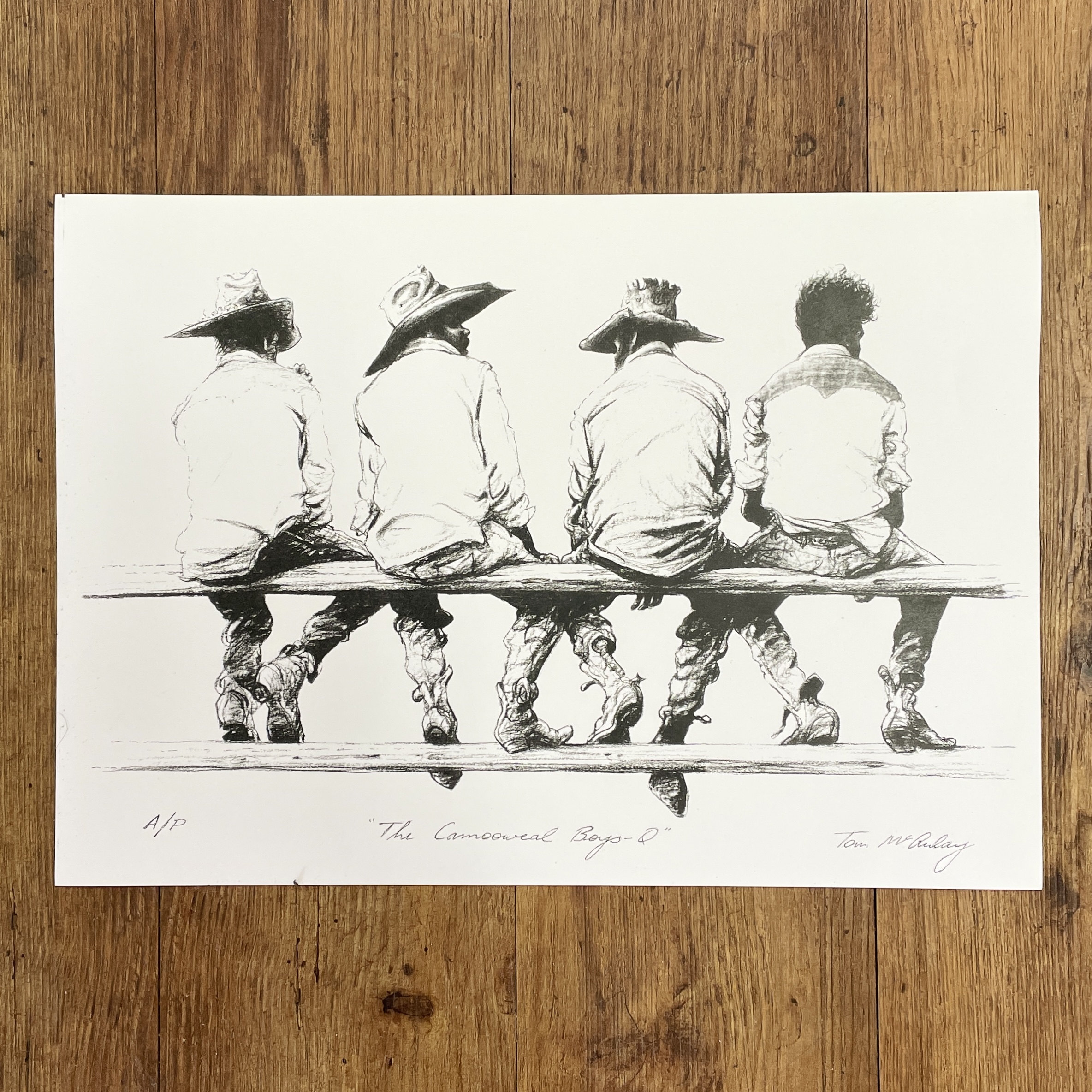"CAMOOWEAL BOYS" ~ A/P Print by Tom McAulay - Image 3