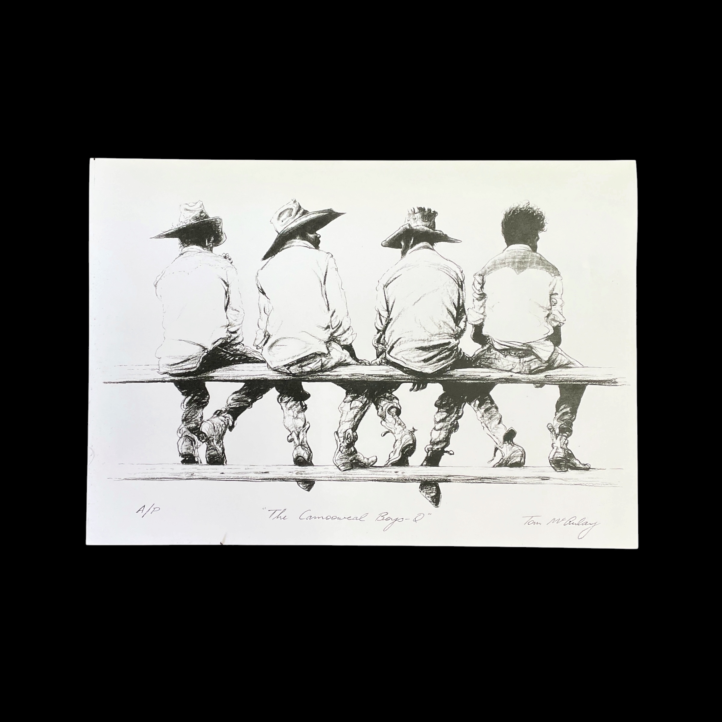 "CAMOOWEAL BOYS" ~ A/P Print by Tom McAulay