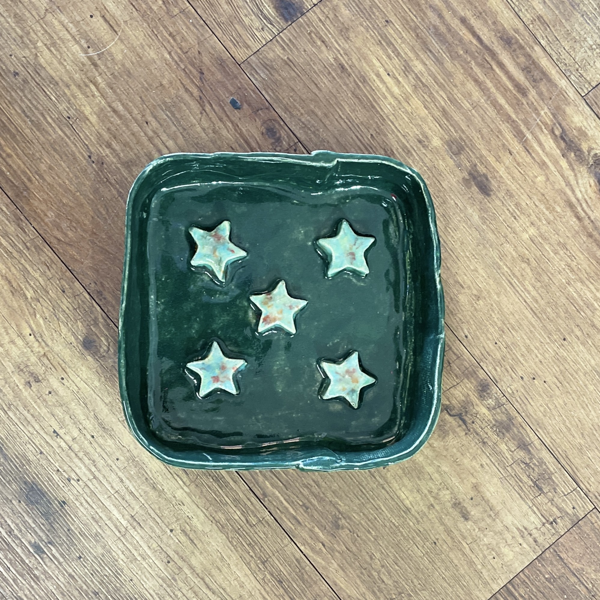 "PET BOWL" #167 ~ Hand Built Pottery by Trudy Mudge - Image 5