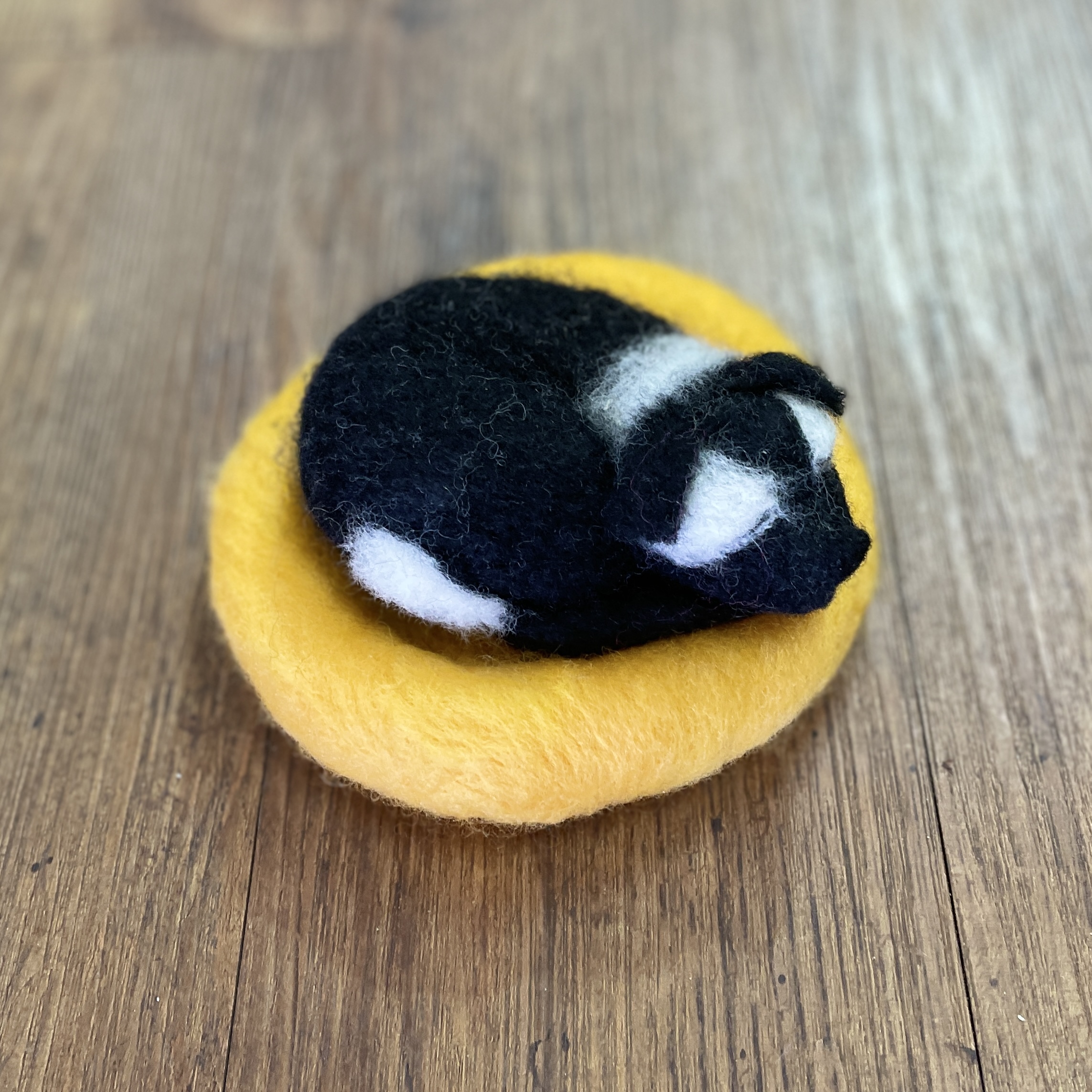 "SLEEPING PUPPY #23" ~ Needle Felted by Jan Woodhouse - Image 2