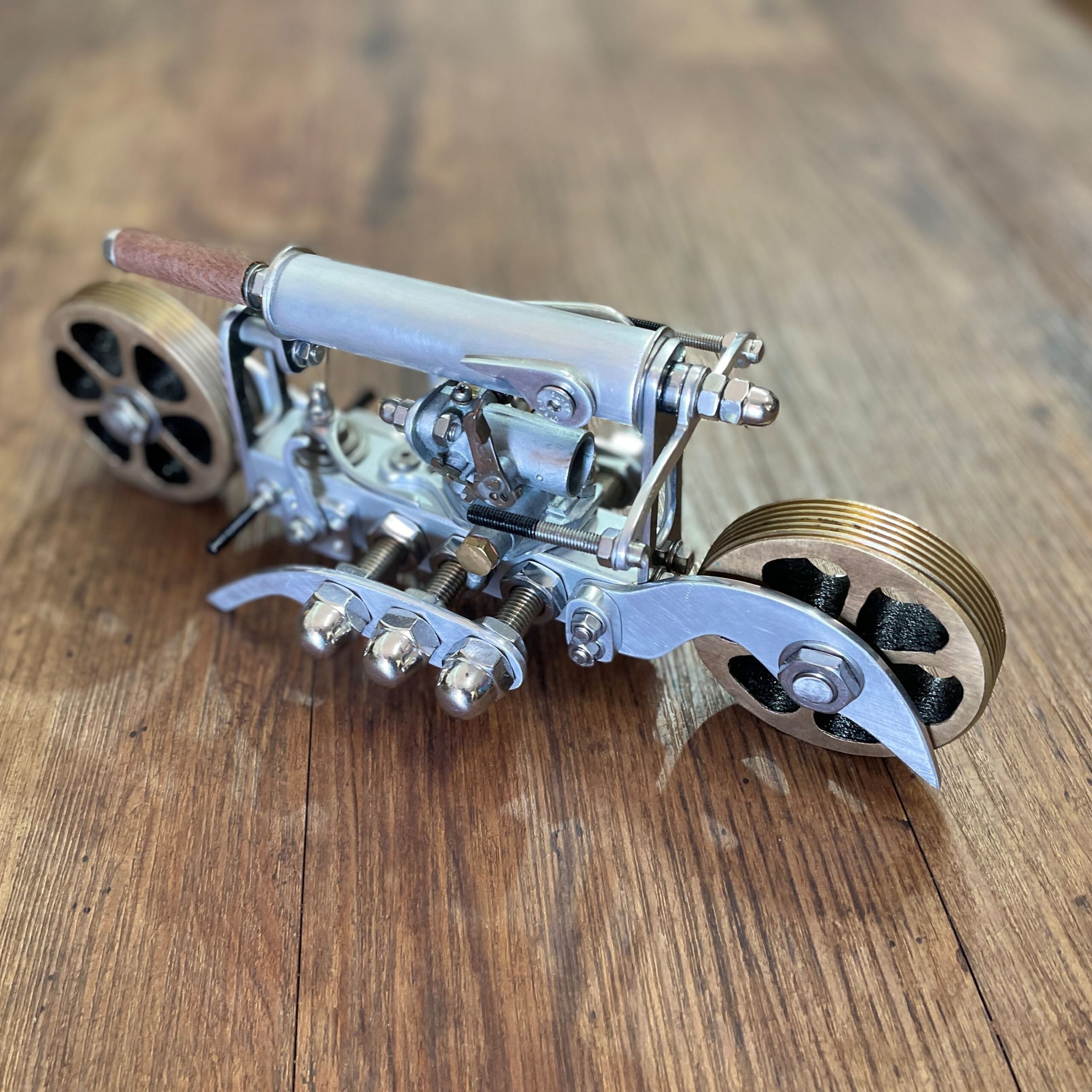 "FLASH FLAT 6" ~ Handcrafted Metal Sculpture by Clayton James - Image 4