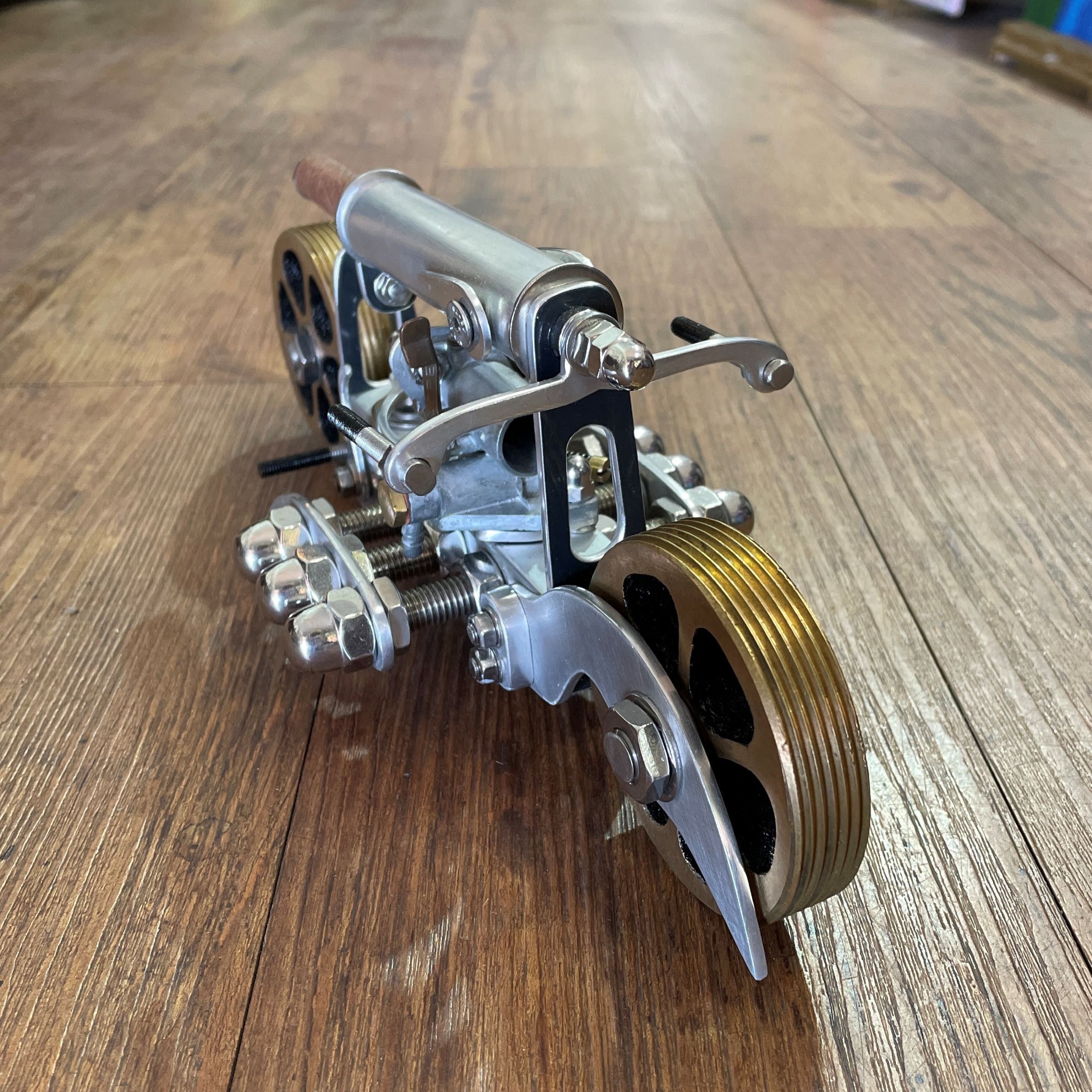"FLASH FLAT 6" ~ Handcrafted Metal Sculpture by Clayton James - Image 2