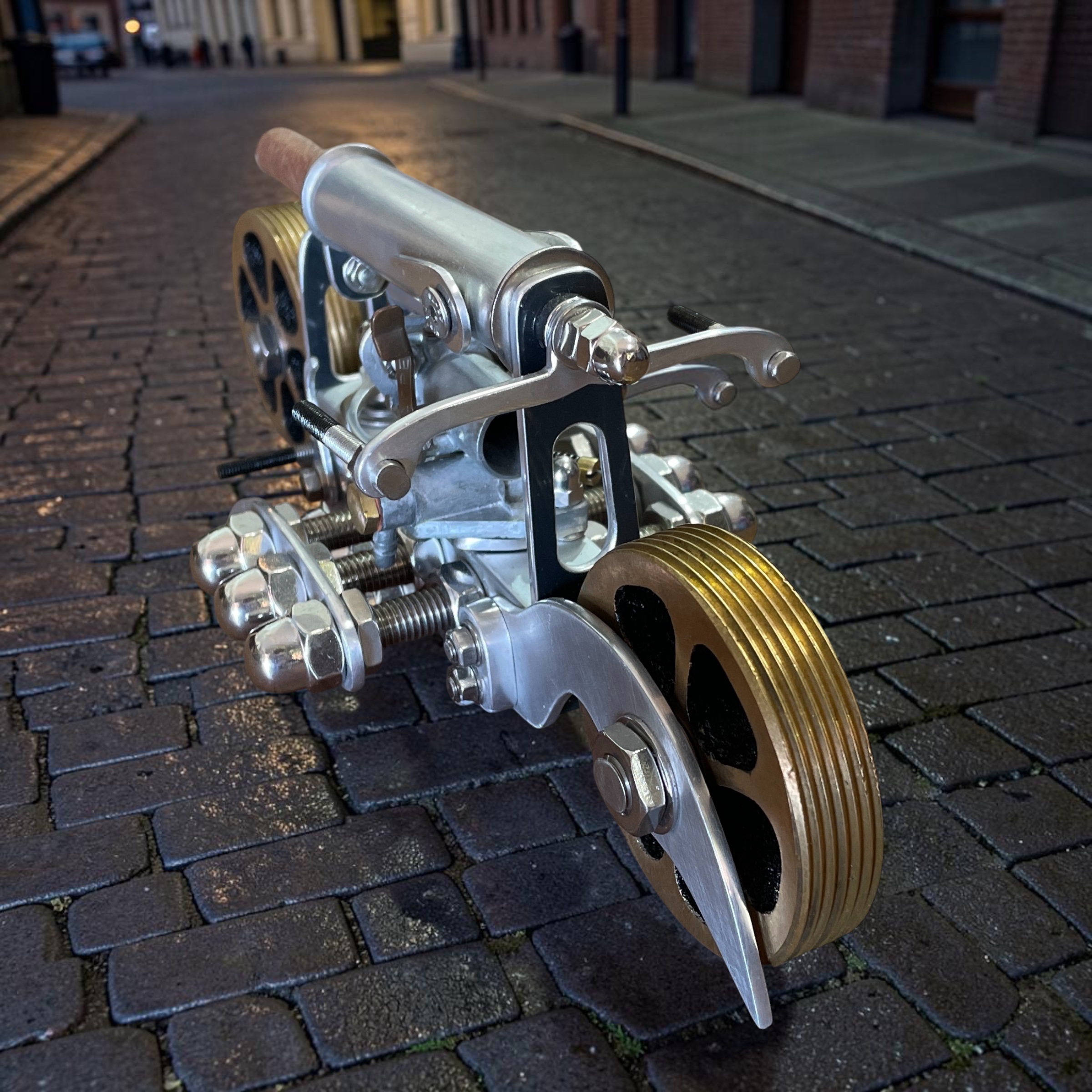 "FLASH FLAT 6" ~ Handcrafted Metal Sculpture by Clayton James - Image 5