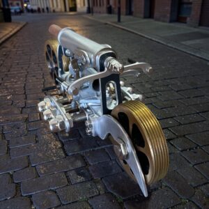"FLASH FLAT 6" ~ Handcrafted Metal Sculpture by Clayton James
