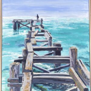 "FORGOTTON WHARF" ~ Original Oil Painting by Kim Simmons