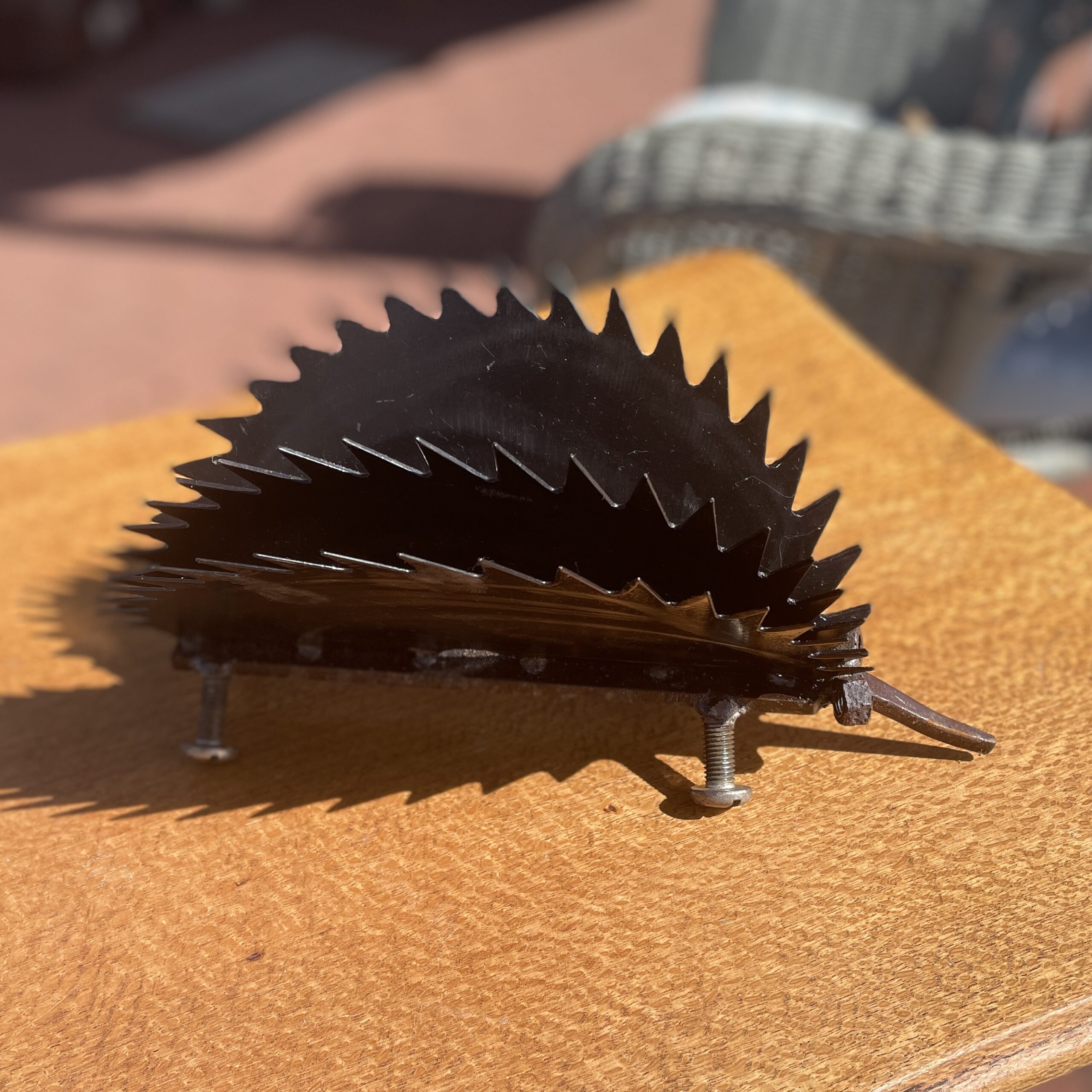 "MEDIUM ECHIDNA" ~ in Saw Blades & Metal by Kunde Engineering - Image 3