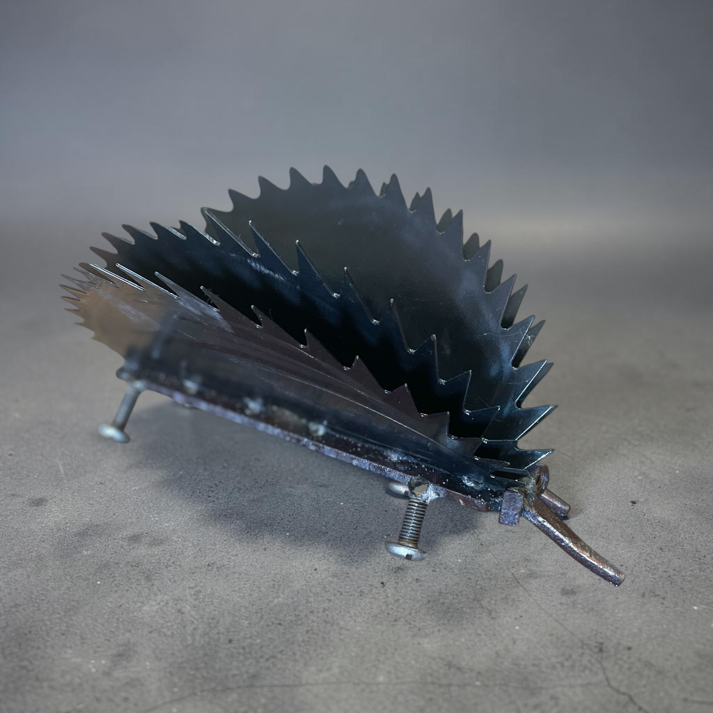 "MEDIUM ECHIDNA" ~ in Saw Blades & Metal by Kunde Engineering