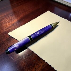 "PURPLE SWIRL PEN" ~ Turned Acrylic by Stephen Youngberry