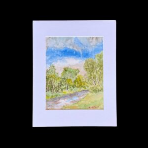 "ON THE WAY TO THE DARLING" ~ Original Watercolour Painting by Allan English