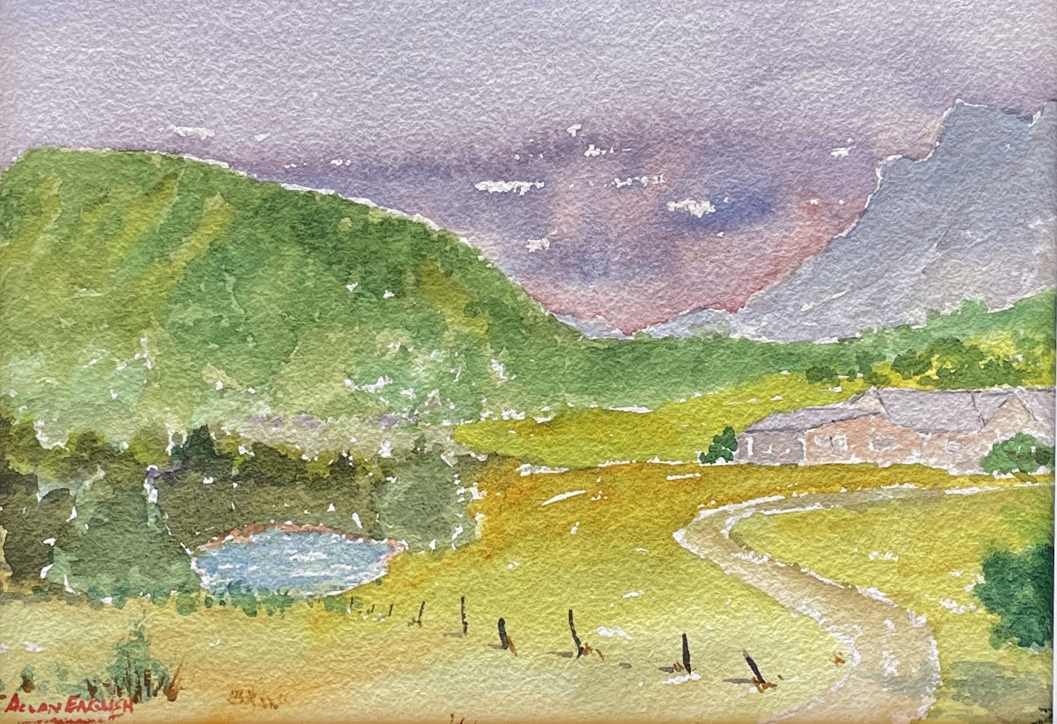 "BOONAH LIGHT" ~ Original Watercolour Painting by Allan English - Image 3