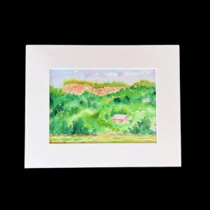 "KALBAR CLIFFS" ~ Original Watercolour Painting by Allan English