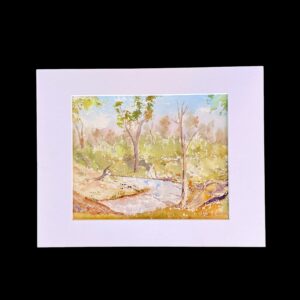 "MACINTYRE BROOK CEMENT MILLS" ~ Original Watercolour Painting by Allan English
