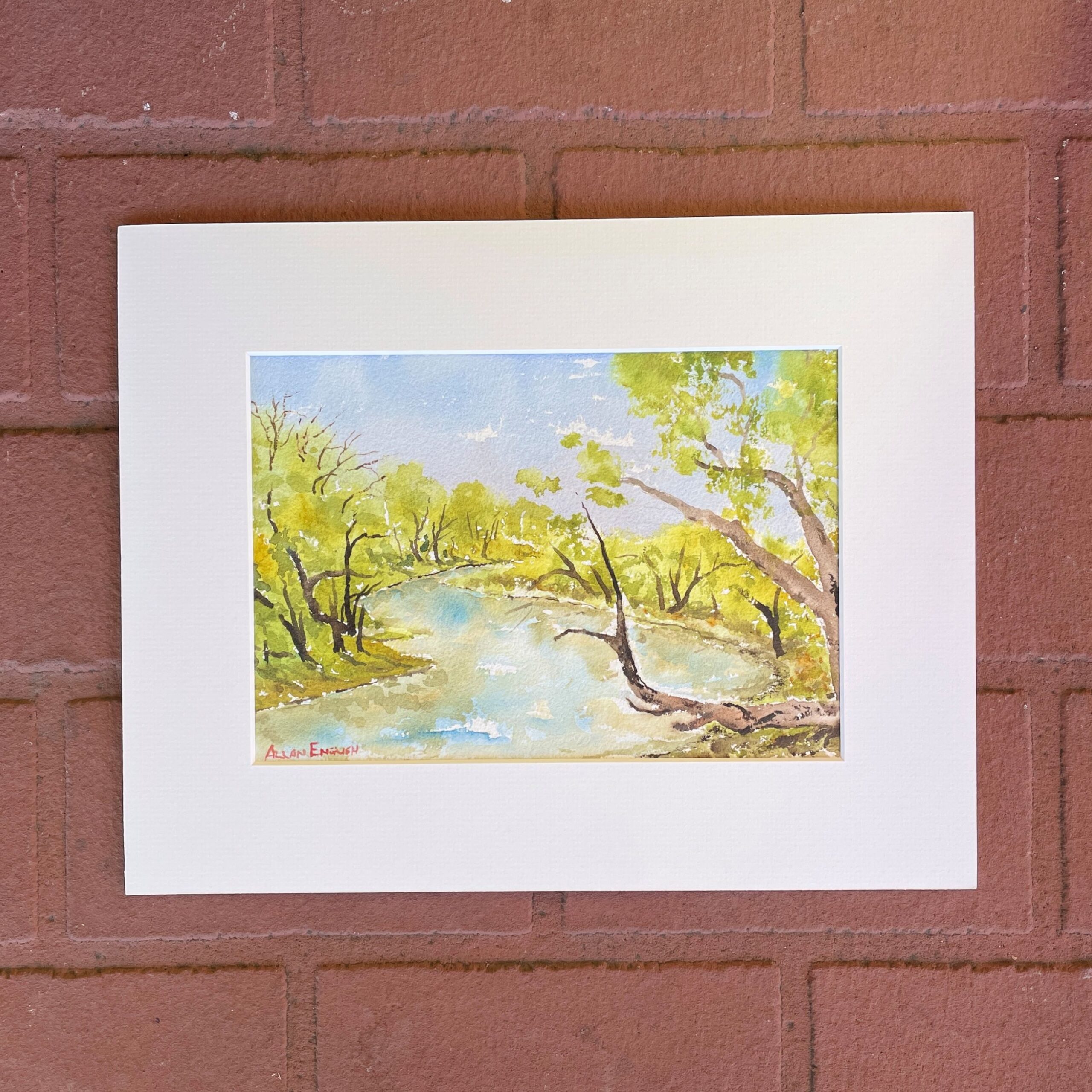 "OUTBACK FLOW" ~ Original Watercolour Painting by Allan English - Image 2