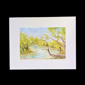 "OUTBACK FLOW" ~ Original Watercolour Painting by Allan English