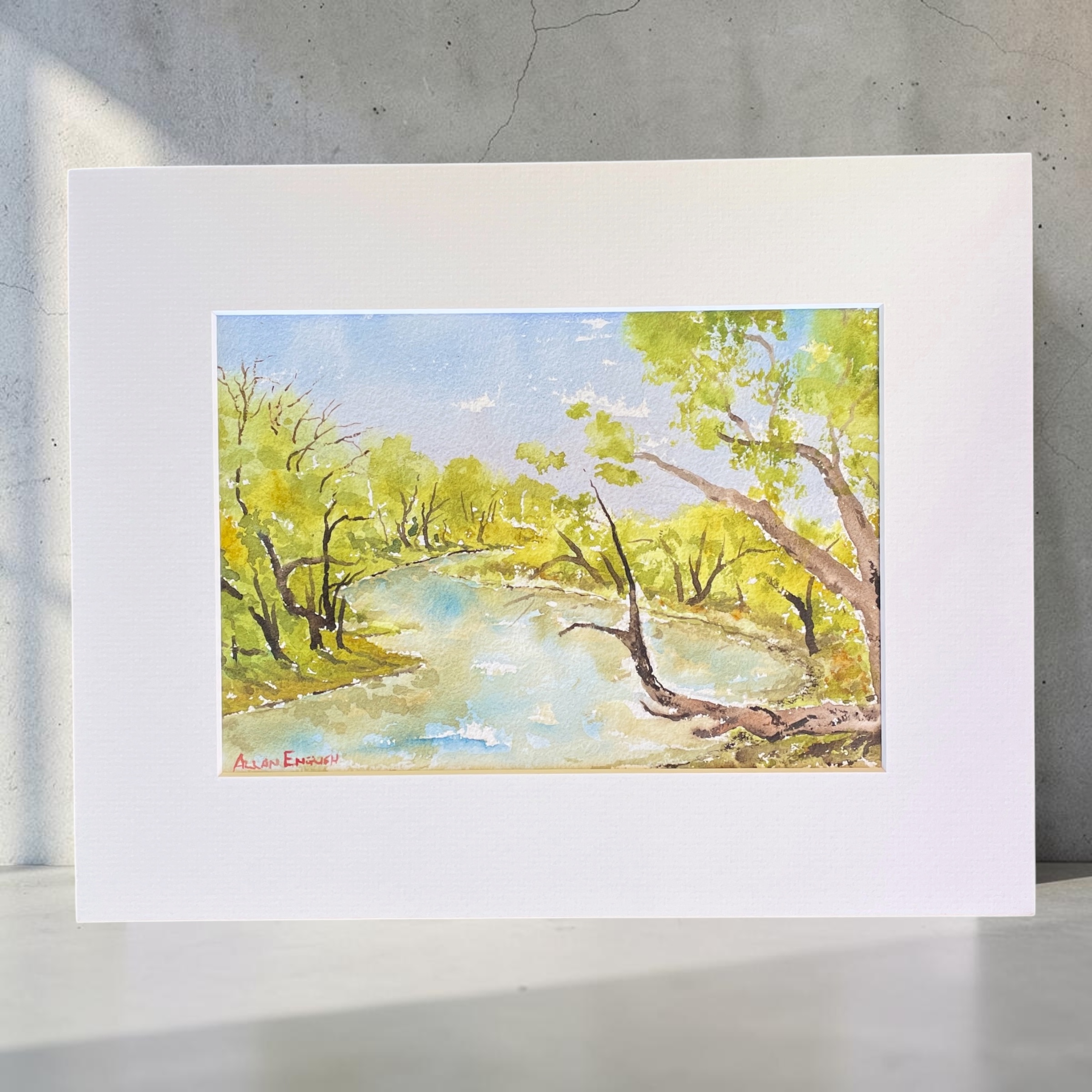 "OUTBACK FLOW" ~ Original Watercolour Painting by Allan English - Image 5