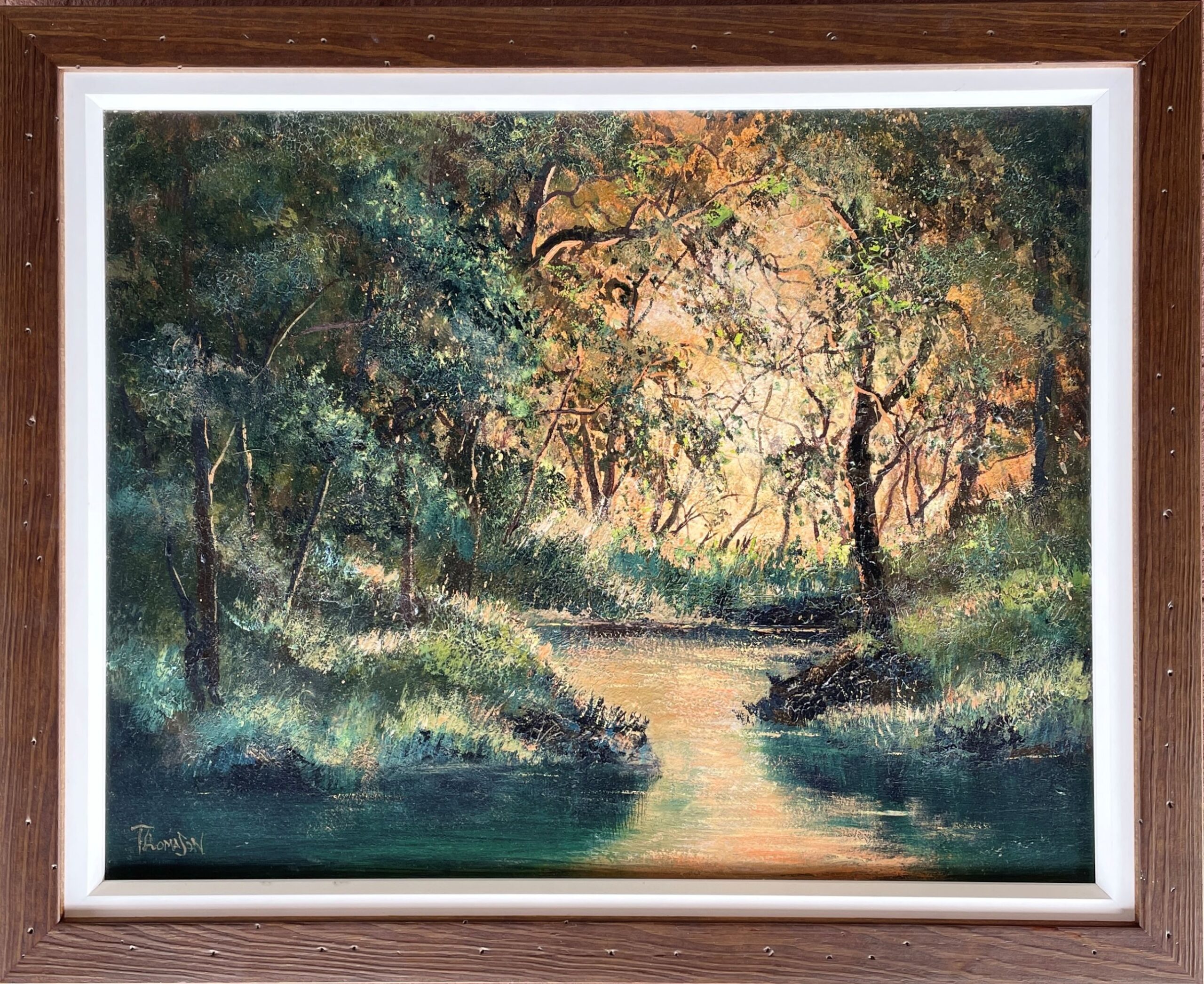 "MORNING GLOW" ~ Original Acrylic Painting by Tom Mason - Image 3